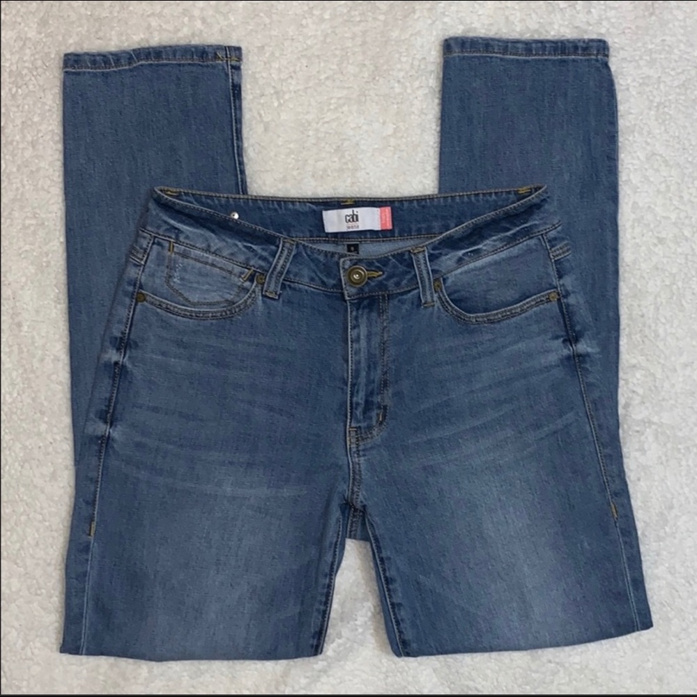 Cabi High Rise Straight Jeans